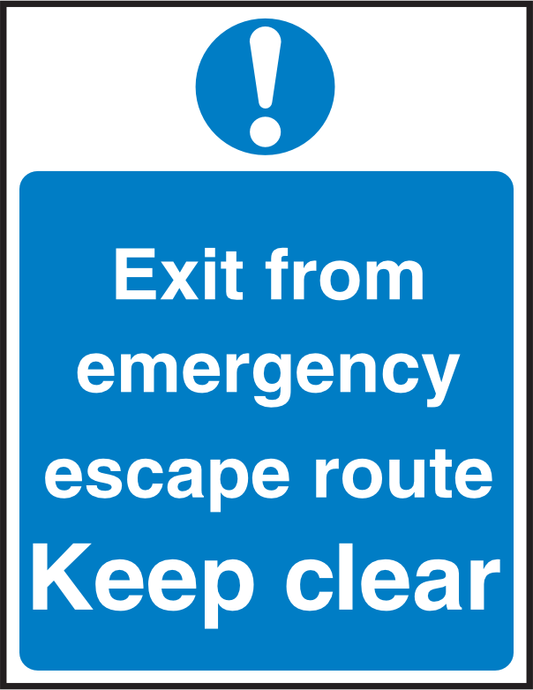 MAN313 Exit From Emergency Escape Route