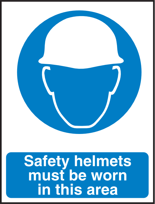 MAN336 Safety Helmets Must Be Worn in This Area