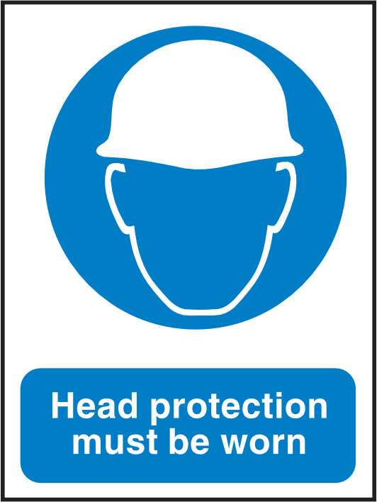 MAN338 Head Protection Must Be Worn