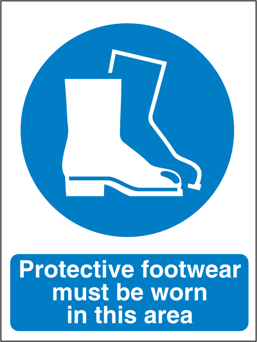 MAN352 Protective Footwear must Be Worn in This Area